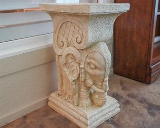 Elephant garden stool