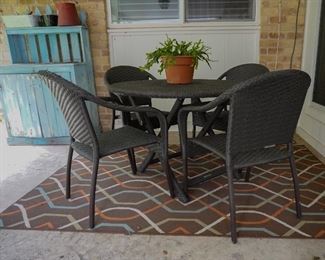 Front Gate outdoor table and chairs