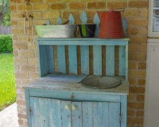 Rustic outdoor cabinet