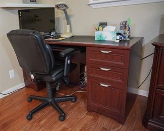 Desk and office chair