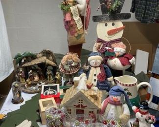 Bead Garland, Cookie Jar, Snowmen, and More