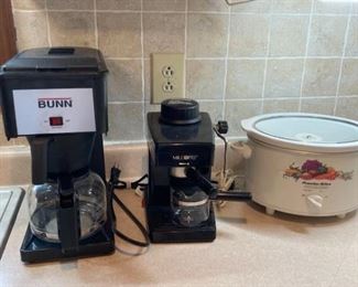 Bunn, Mr. Coffee Espresso, and Slow Cooker