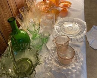 Carnival Glass, Depression Glass, and More
