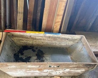 Custom Metal Wood Trough