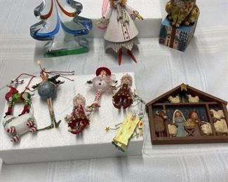 Dept 56 Krinkles, Jim Shore Christmas Cat, Murano Glass Tree