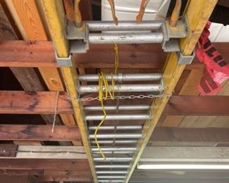 Heavy Duty Extension Ladder Marked Bell Systems