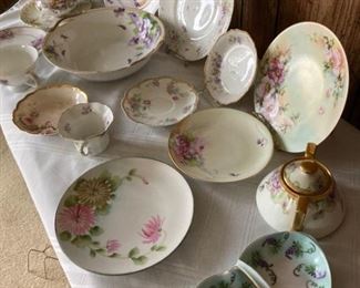 Limoges, Royal Rudolstadt, Haviland, Violets and Flowers