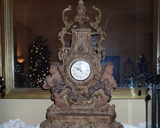 CARVED CLOCK