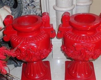 RED VASES