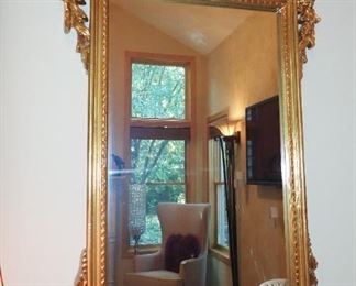 ORNATE GOLD MIRROR