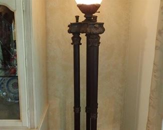 LARGE COLUMN FLOOR LAMP