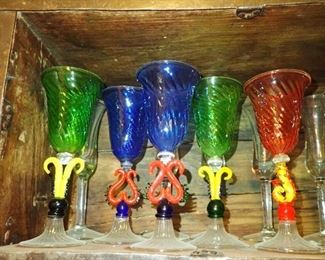 LARGE ASSORTMENT OF UNIQUE BAR GLASSES