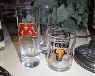 LARGE ASSORTMENT OF UNIQUE BAR GLASSES