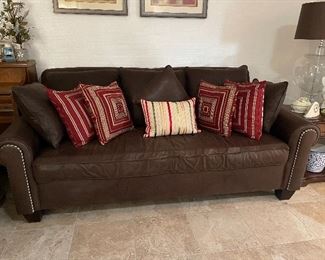 Leather sofa