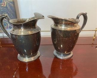 Sterling platted pitchers