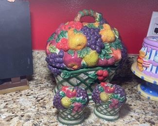 Fruit ceramic set