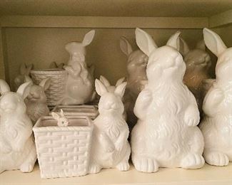 Ceramic bunnies