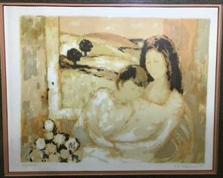 https://www.ebay.com/itm/124776502509	CF7002T André Plisson (French b.1929) framed & matted lithograph UShip 

