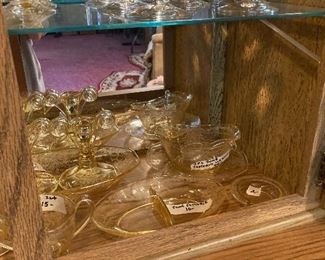 FOSTORIA JUNE IS TOPAZ COLOR