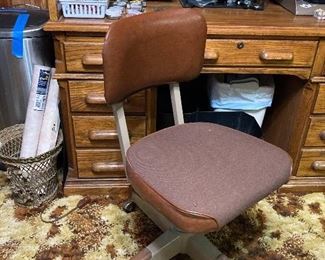 MCM STEEL FRAME DESK CHAIR