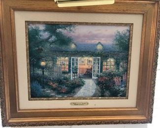 - "Studio on the Garden"   Thomas Kinkade  $250.00