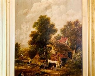 19th Century Oil on Canvas