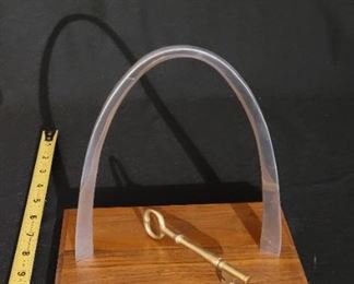 Cast aluminum model of Eero Saarinen St. Lous Gateway Arch