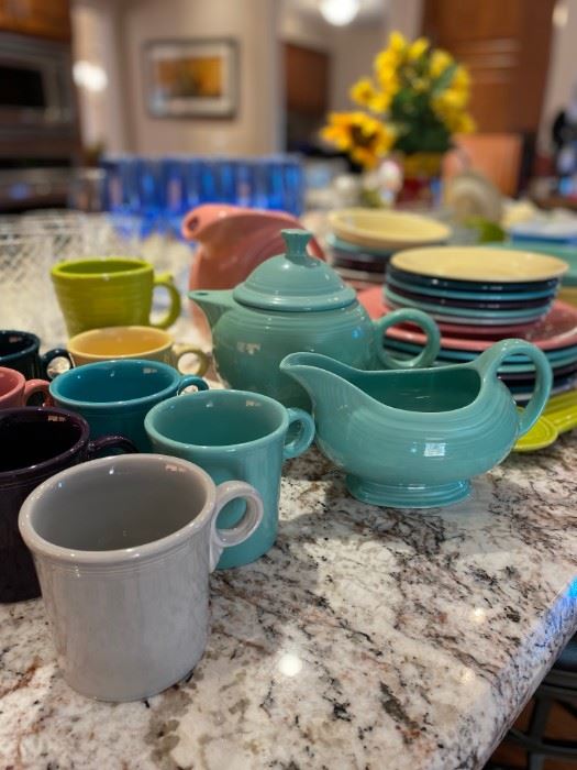 Vintage and newer Fiestaware!