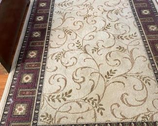We have a few clean rugs to choose from