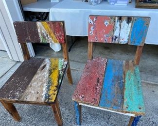 Recycled Boat Chairs! Three available!
