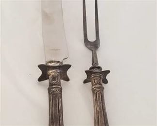 Sterling Handle Service Knife and Fork
