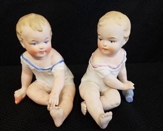 Set of Porcelain Piano Babies