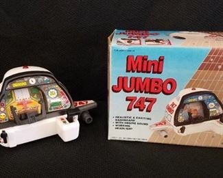 Vintage Lucky Lam Mini Jumbo 747 Toy with Box