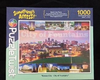 Kansas City City of Fountains Puzzle Twist Puzzle