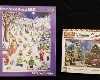 Lot of 2 Holiday Puzzles