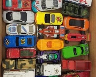 Lot of Various Hot Wheels Toy Cars