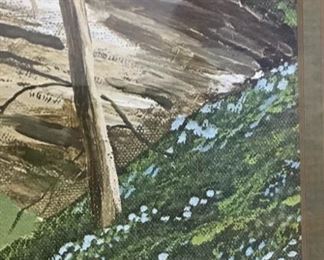 Art piece signed and dated.