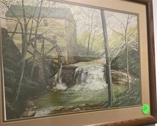 This is the art piece that was signed and dated.