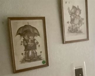 2 of the other Hummel,prints.