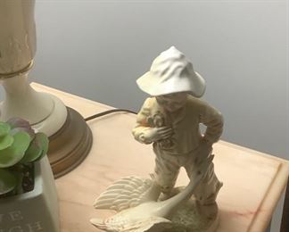 Close-Up of the boy with duck.