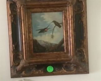 The other beautiful framed humming bird.