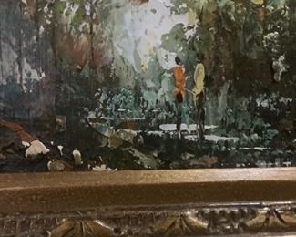 Beautiful oil painting, signed.