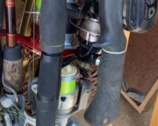 Some of the fishing reels available.