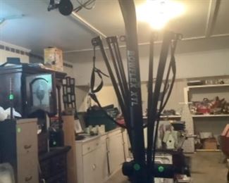 The exercise machine.