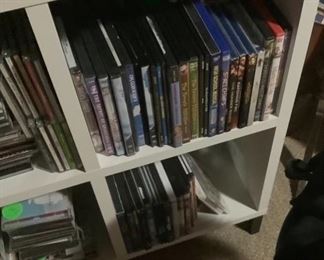 More great books in bookcase.