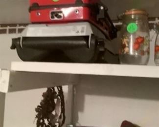 Camping gas grill for camping.