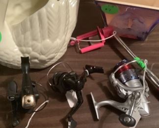 More fishing reels.