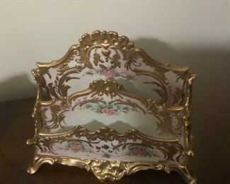 Beautiful French letter holder.
