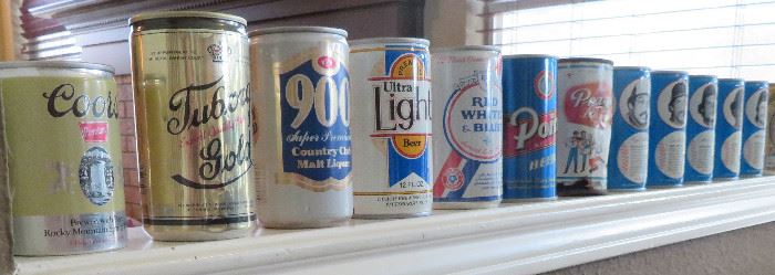 Vintage can collection