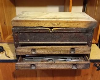 Antique Toolbox and Tools